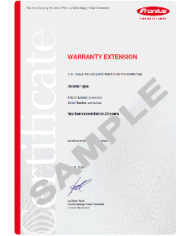 FRONIUS GEN24 SYMO warranty extension to 10 years