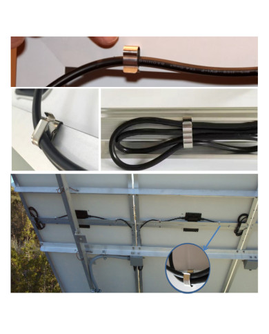 Cable clip for solar panels | Alma Solar the cheapest solar panels online
