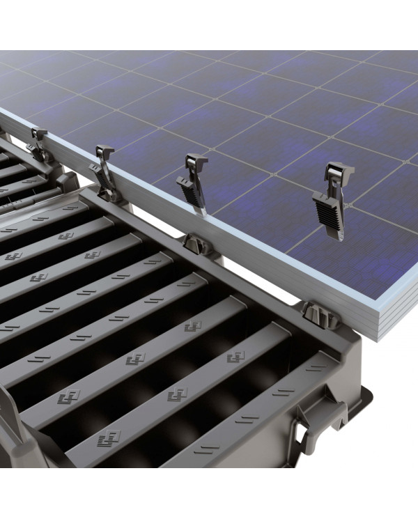 Vertical installation rail for Falx system
