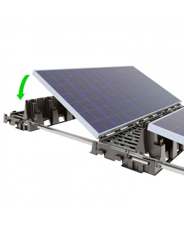 Vertical installation rail for Falx system