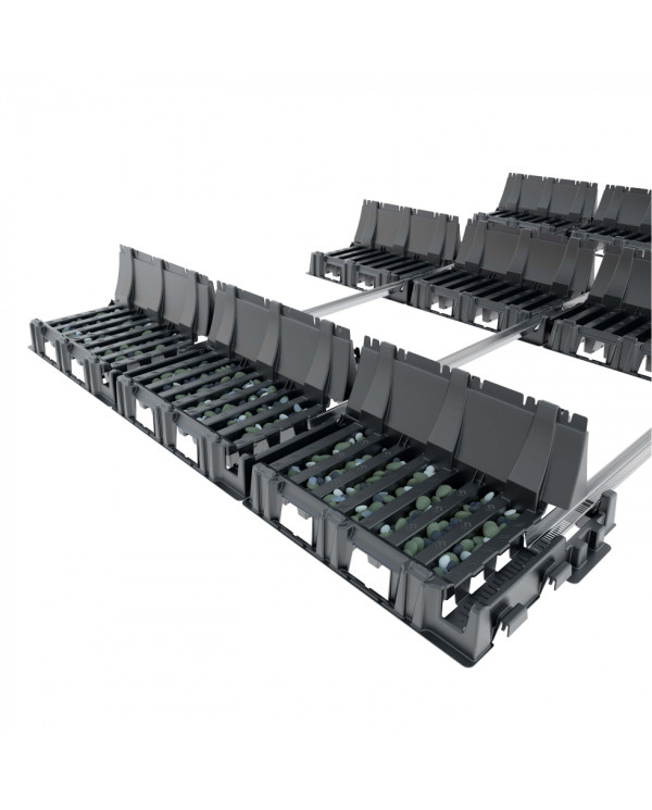 Vertical installation rail for Falx system