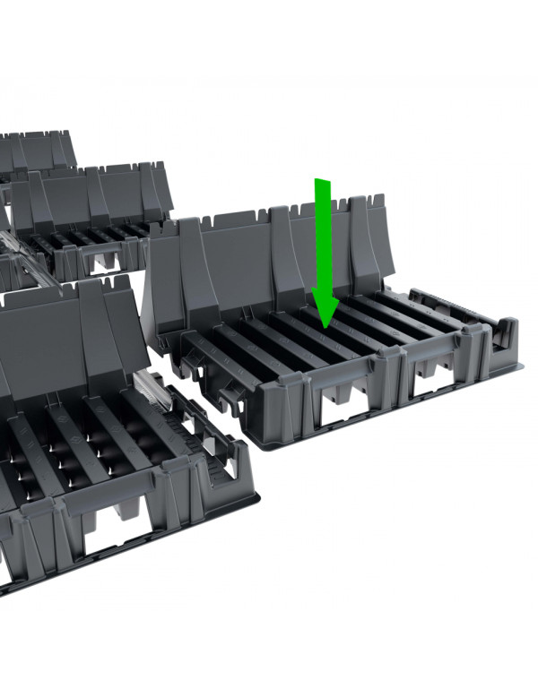 Rail for horizontal installation for Falx system 1523mm | Alma Solar® Nr. 1 of online solar panels Rail for horizontal installation for Falx system 1523mm | Alma Solar® Nr. 1 of online solar panels