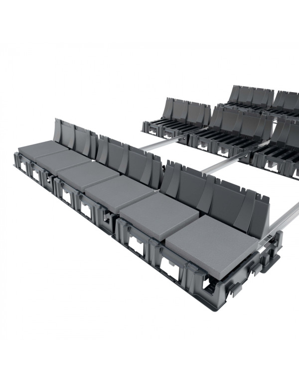 Rail for horizontal installation for Falx system 1523mm | Alma Solar® Nr. 1 of online solar panels Rail for horizontal installation for Falx system 1523mm | Alma Solar® Nr. 1 of online solar panels