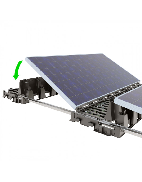 Rail for horizontal installation for Falx system 1523mm | Alma Solar® Nr. 1 of online solar panels Rail for horizontal installation for Falx system 1523mm | Alma Solar® Nr. 1 of online solar panels