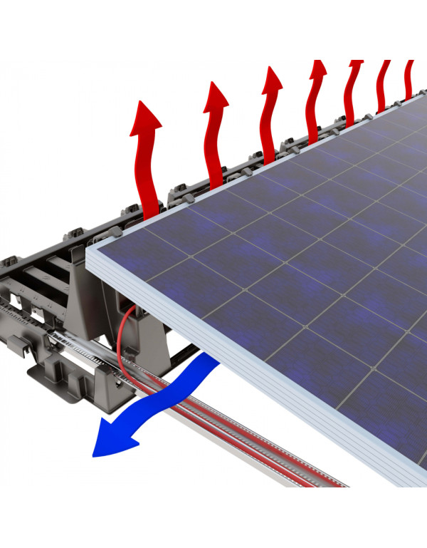 Rail for horizontal installation for Falx system 1523mm | Alma Solar® Nr. 1 of online solar panels Rail for horizontal installation for Falx system 1523mm | Alma Solar® Nr. 1 of online solar panels