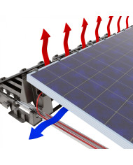 Rail for horizontal installation for Falx system 1523mm | Alma Solar® Nr. 1 of online solar panels Rail for horizontal installation for Falx system 1523mm | Alma Solar® Nr. 1 of online solar panels