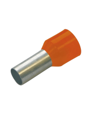 Haupa 270033 Insulated ferrules 4 mm² color series I, French, length 10 mm, orange Haupa 270033 Insulated ferrules 4 mm² color series I, French, length 10 mm, orange