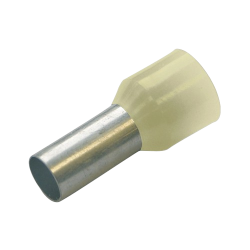Haupa 270046 Insulated ferrules 16 mm² color series I, French, length 12 mm, ivory