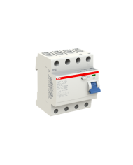 ABB F204A-63/0,3 FI Circuit breaker, 63A/0,3mA, 4-Pole ABB F204A-63/0,3 FI Circuit breaker, 63A/0,3mA, 4-Pole