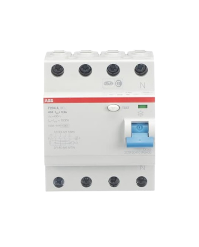 ABB F204A-40/0,3 FI Circuit breaker 4 pole 40/0,3A ABB F204A-40/0,3 FI Circuit breaker 4 pole 40/0,3A