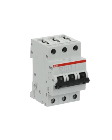 ABB S203M-C63 circuit breaker 3P 63A C-characteristic, 10 kA ABB S203M-C63 circuit breaker 3P 63A C-characteristic, 10 kA