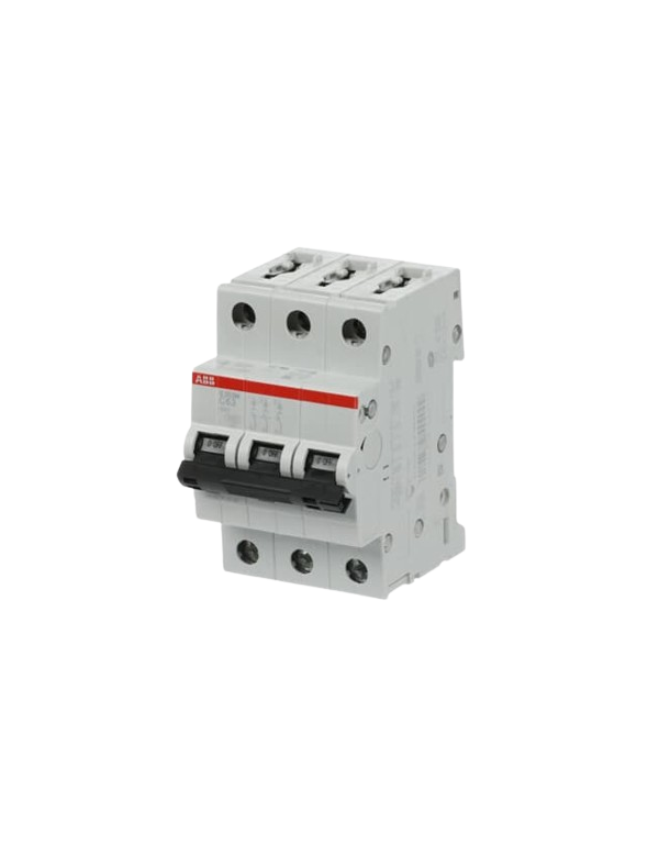 ABB S203M-C63 circuit breaker 3P 63A C-characteristic, 10 kA ABB S203M-C63 circuit breaker 3P 63A C-characteristic, 10 kA