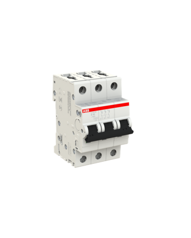 ABB S203M-B40 circuit breaker 3P 40A B-characteristic, 10 kA ABB S203M-B40 circuit breaker 3P 40A B-characteristic, 10 kA
