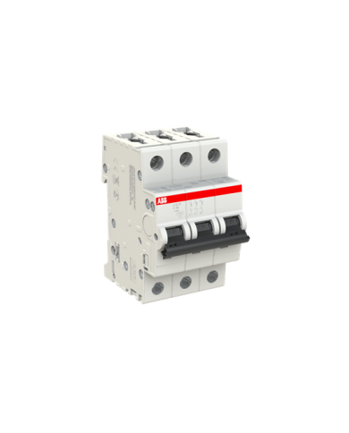 ABB S203M-C40 circuit breaker 3P 40A C-characteristic, 10 kA ABB S203M-C40 circuit breaker 3P 40A C-characteristic, 10 kA