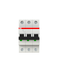 ABB S203M-B25 circuit breaker 3P 25A B-characteristic, 10 kA