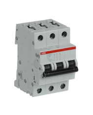 ABB S203M-C20 circuit breaker 3P 20A C-characteristic, 10 kA ABB S203M-C20 circuit breaker 3P 20A C-characteristic, 10 kA