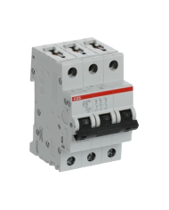 ABB S203M-B16 circuit breaker 3P 16A B-characteristic, 10 kA ABB S203M-B16 circuit breaker 3P 16A B-characteristic, 10 kA