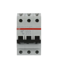 ABB S203M-B16 circuit breaker 3P 16A B-characteristic, 10 kA ABB S203M-B16 circuit breaker 3P 16A B-characteristic, 10 kA
