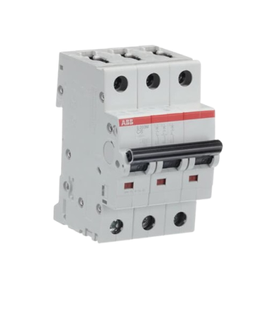 ABB S203M-C6 circuit breaker 3P 6A C-characteristic, 10 kA ABB S203M-C6 circuit breaker 3P 6A C-characteristic, 10 kA