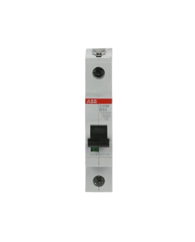 ABB S201M-B63 circuit breaker 1P 63A B-characteristic, 10 kA