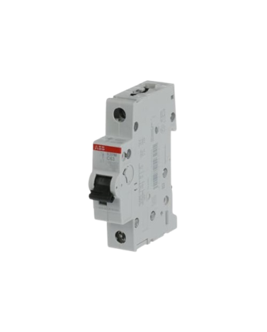 ABB S201M-C63 circuit breaker 1P 63A C-characteristic, 10 kA ABB S201M-C63 circuit breaker 1P 63A C-characteristic, 10 kA