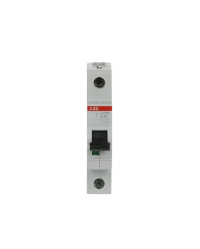 ABB S201M-B40 circuit breaker 1P 40A B-characteristic, 10 kA ABB S201M-B40 circuit breaker 1P 40A B-characteristic, 10 kA