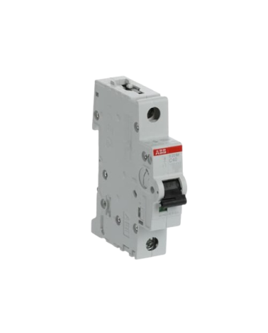 ABB S201M-C40 circuit breaker 1P 40A C-characteristic, 10 kA ABB S201M-C40 circuit breaker 1P 40A C-characteristic, 10 kA