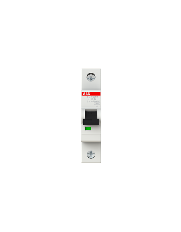 ABB S201M-C32 circuit breaker 1P 32A C-characteristic, 10 kA