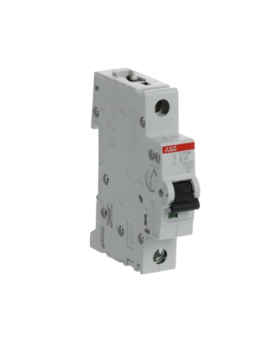 ABB S201M-B25 circuit breaker 1P 25A B-characteristic, 10 kA ABB S201M-B25 circuit breaker 1P 25A B-characteristic, 10 kA
