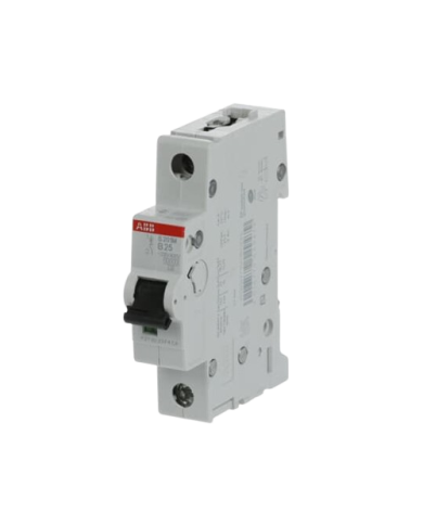 ABB S201M-B25 circuit breaker 1P 25A B-characteristic, 10 kA ABB S201M-B25 circuit breaker 1P 25A B-characteristic, 10 kA