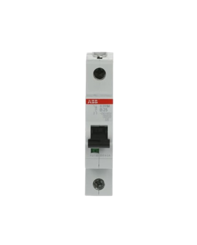 ABB S201M-B25 circuit breaker 1P 25A B-characteristic, 10 kA ABB S201M-B25 circuit breaker 1P 25A B-characteristic, 10 kA