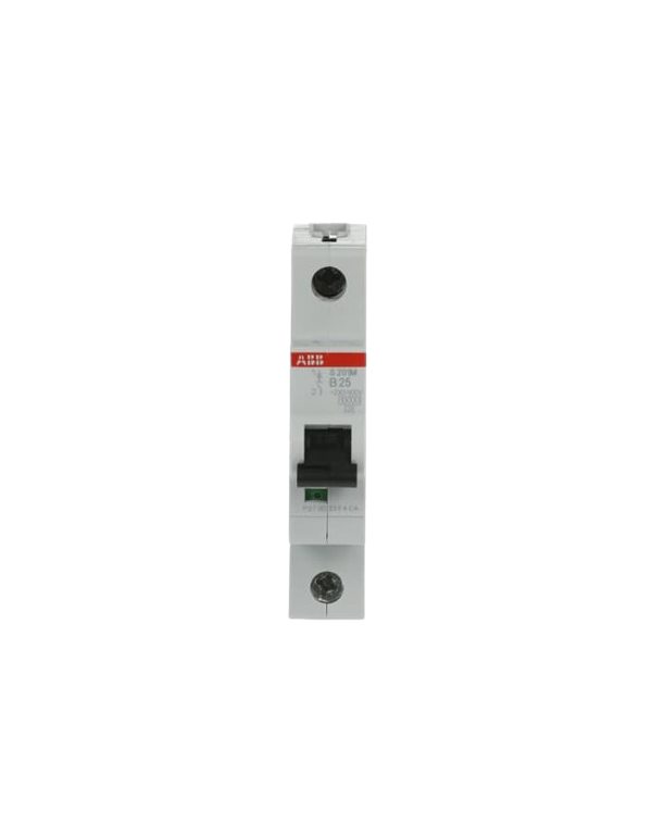 ABB S201M-B25 circuit breaker 1P 25A B-characteristic, 10 kA