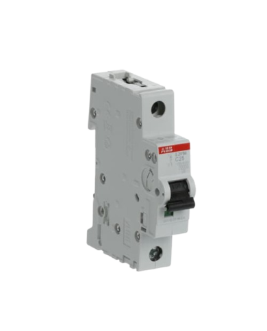 ABB S201M-C25 circuit breaker 1P 25A C-characteristic, 10 kA ABB S201M-C25 circuit breaker 1P 25A C-characteristic, 10 kA