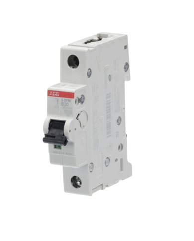 ABB S201M-B20 circuit breaker 1P 20A B-characteristic, 10 kA ABB S201M-B20 circuit breaker 1P 20A B-characteristic, 10 kA
