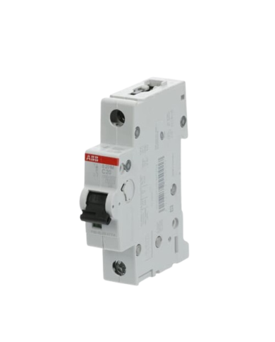 ABB S201M-C20 circuit breaker 1P 20A C-characteristic, 10 kA ABB S201M-C20 circuit breaker 1P 20A C-characteristic, 10 kA