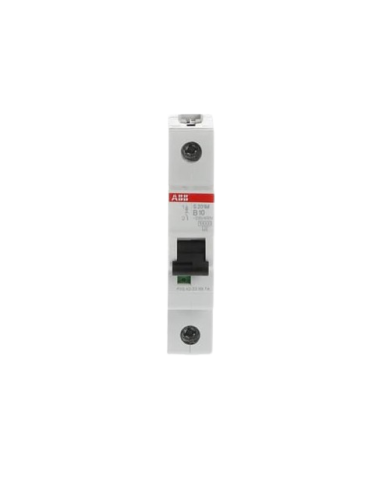 ABB S201M-B10 circuit breaker 1P 10A B-characteristic, 10 kA ABB S201M-B10 circuit breaker 1P 10A B-characteristic, 10 kA