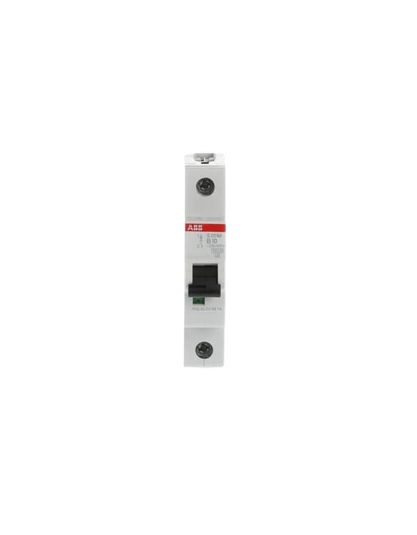 ABB S201M-B10 circuit breaker 1P 10A B-characteristic, 10 kA ABB S201M-B10 circuit breaker 1P 10A B-characteristic, 10 kA