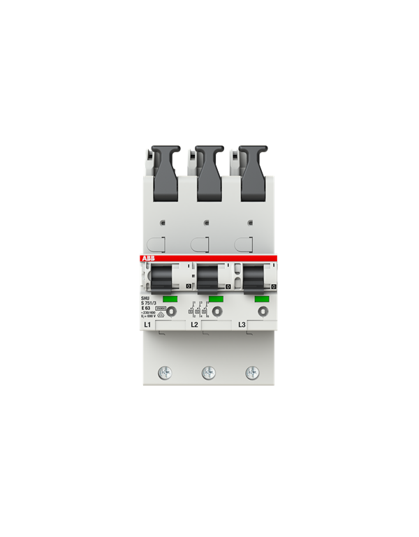 ABB S751/3-E63 Selective main circuit breaker, 63A, 3-pole ABB S751/3-E63 Selective main circuit breaker, 63A, 3-pole