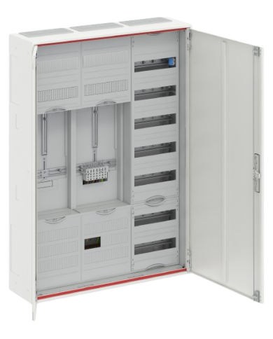 Striebel & John DD37V11VB Complete cabinet for 40A 1 meter & 1 reserve, 72 & 48TE, BH3, 3-field 16 mm² Striebel & John DD37V11VB Complete cabinet for 40A 1 meter & 1 reserve, 72 & 48TE, BH3, 3-field 16 mm²