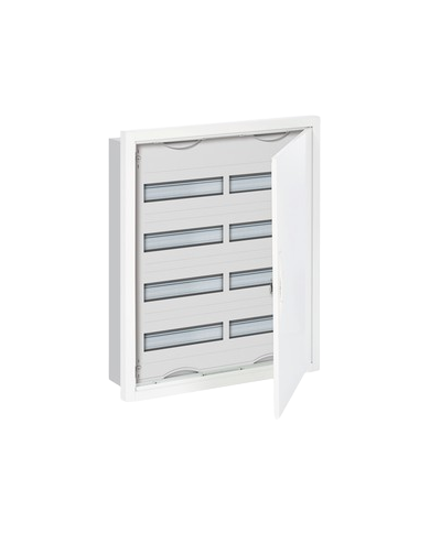 Striebel & John U42 Recessed small distribution board 4-row IP31, 684 x 560 x 120 mm, 96TE, 2-field