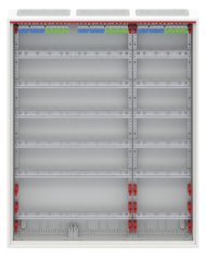 Striebel & John CA36V Wall-mounted small distribution board 6-row IP30, 800 x 950 x 160 mm, 216TE, 3-field Striebel & John CA36V Wall-mounted small distribution board 6-row IP30, 800 x 950 x 160 mm, 216TE, 3-field