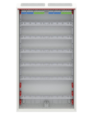 Striebel & John CA26V Wall-mounted small distribution board 6-row IP44, 550 x 950 x 160 mm, 144TE, 2-field