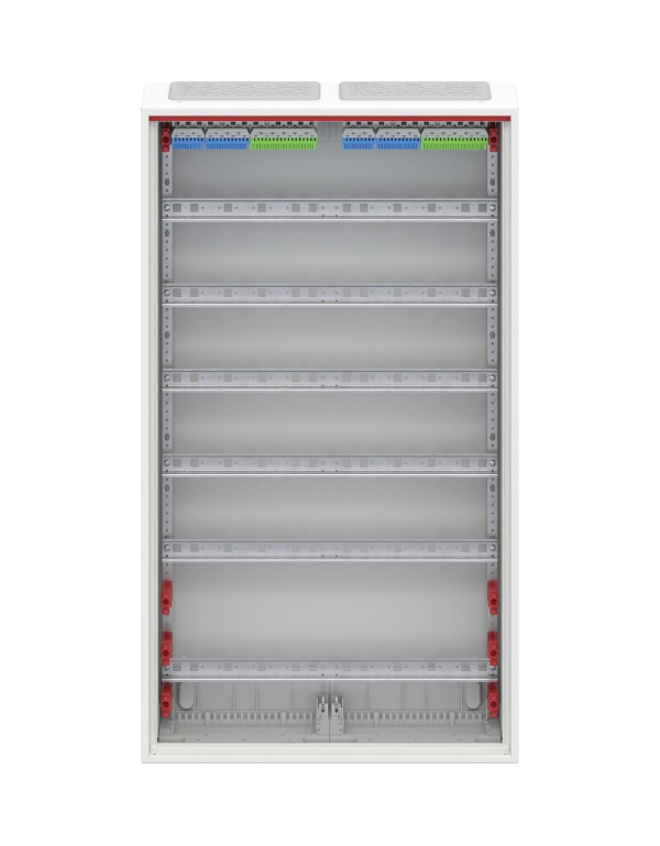 Striebel & John CA26V Wall-mounted small distribution board 6-row IP44, 550 x 950 x 160 mm, 144TE, 2-field