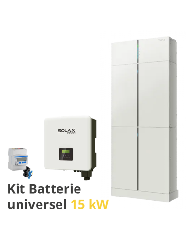Universal battery add-on kit 15 kW | Alma Solar® Nr. 1 of online solar panels Universal battery add-on kit 15 kW | Alma Solar® Nr. 1 of online solar panels