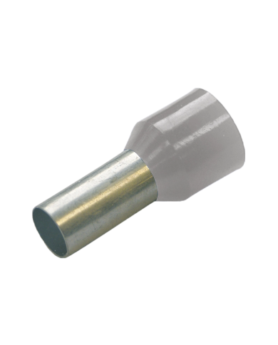 Haupa 270814 Insulated ferrules 4 mm² DIN color series, length 10 mm, grey Haupa 270814 Insulated ferrules 4 mm² DIN color series, length 10 mm, grey