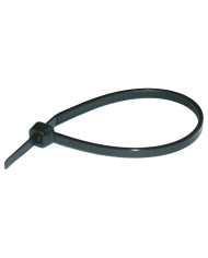 Cable ties black UV-resistant 203x4.6mm (pack of 100)