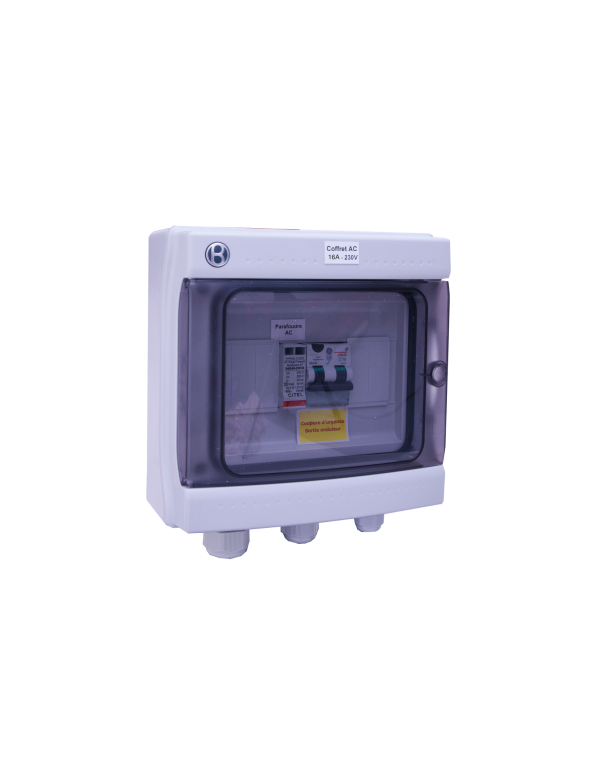 AC box 16A 230V 300mA AC single-phase 3-4 kW for photovoltaic system AC box 16A 230V 300mA AC single-phase 3-4 kW for photovoltaic system