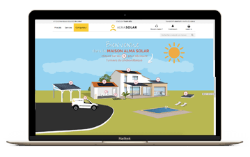 Make solar self-consumption with alma solar house