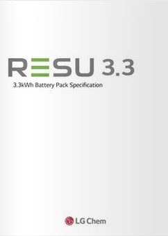 LG CHEM RESU 3.3 battery