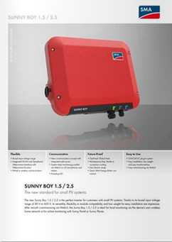 SMA SunnyBoy SB1.5 2.5 inverter
